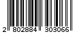 Γραμμωτός κωδικός 2802884303066