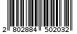 Γραμμωτός κωδικός 2802884502032