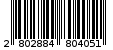 Γραμμωτός κωδικός 2802884804051