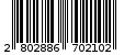 Γραμμωτός κωδικός 2802886702102