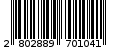 Γραμμωτός κωδικός 2802889701041