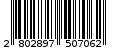 Γραμμωτός κωδικός 2802897507062