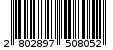 Γραμμωτός κωδικός 2802897508052