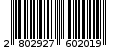 Γραμμωτός κωδικός 2802927602019