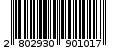 Γραμμωτός κωδικός 2802930901017