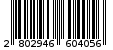 Γραμμωτός κωδικός 2802946604056