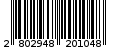 Γραμμωτός κωδικός 2802948201048