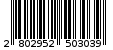 Γραμμωτός κωδικός 2802952503039