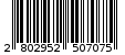 Γραμμωτός κωδικός 2802952507075