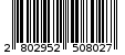 Γραμμωτός κωδικός 2802952508027