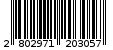 Γραμμωτός κωδικός 2802971203057