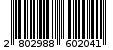 Γραμμωτός κωδικός 2802988602041