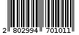 Γραμμωτός κωδικός 2802994701011