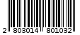 Γραμμωτός κωδικός 2803014801032