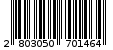 Γραμμωτός κωδικός 2803050701464