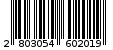 Γραμμωτός κωδικός 2803054602019