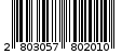 Γραμμωτός κωδικός 2803057802010