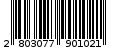 Γραμμωτός κωδικός 2803077901021