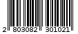 Γραμμωτός κωδικός 2803082301021