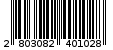 Γραμμωτός κωδικός 2803082401028