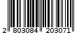 Γραμμωτός κωδικός 2803084203071