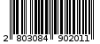Γραμμωτός κωδικός 2803084902011