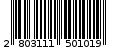 Γραμμωτός κωδικός 2803111501019