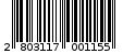 Γραμμωτός κωδικός 2803117001155