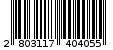 Γραμμωτός κωδικός 2803117404055