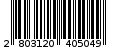 Γραμμωτός κωδικός 2803120405049