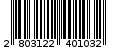 Γραμμωτός κωδικός 2803122401032