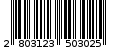 Γραμμωτός κωδικός 2803123503025