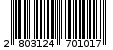 Γραμμωτός κωδικός 2803124701017