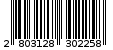 Γραμμωτός κωδικός 2803128302258