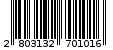 Γραμμωτός κωδικός 2803132701016