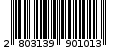 Γραμμωτός κωδικός 2803139901013