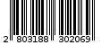 Γραμμωτός κωδικός 2803188302069