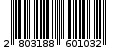 Γραμμωτός κωδικός 2803188601032