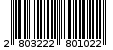 Γραμμωτός κωδικός 2803222801022