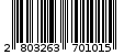 Γραμμωτός κωδικός 2803263701015