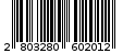 Γραμμωτός κωδικός 2803280602012