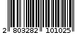 Γραμμωτός κωδικός 2803282101025