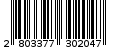 Γραμμωτός κωδικός 2803377302047