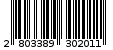 Γραμμωτός κωδικός 2803389302011