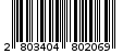 Γραμμωτός κωδικός 2803404802069