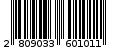 Γραμμωτός κωδικός 2809033601011
