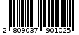 Γραμμωτός κωδικός 2809037901025
