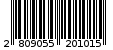 Γραμμωτός κωδικός 2809055201015