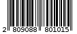 Γραμμωτός κωδικός 2809088801015
