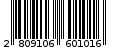 Γραμμωτός κωδικός 2809106601016